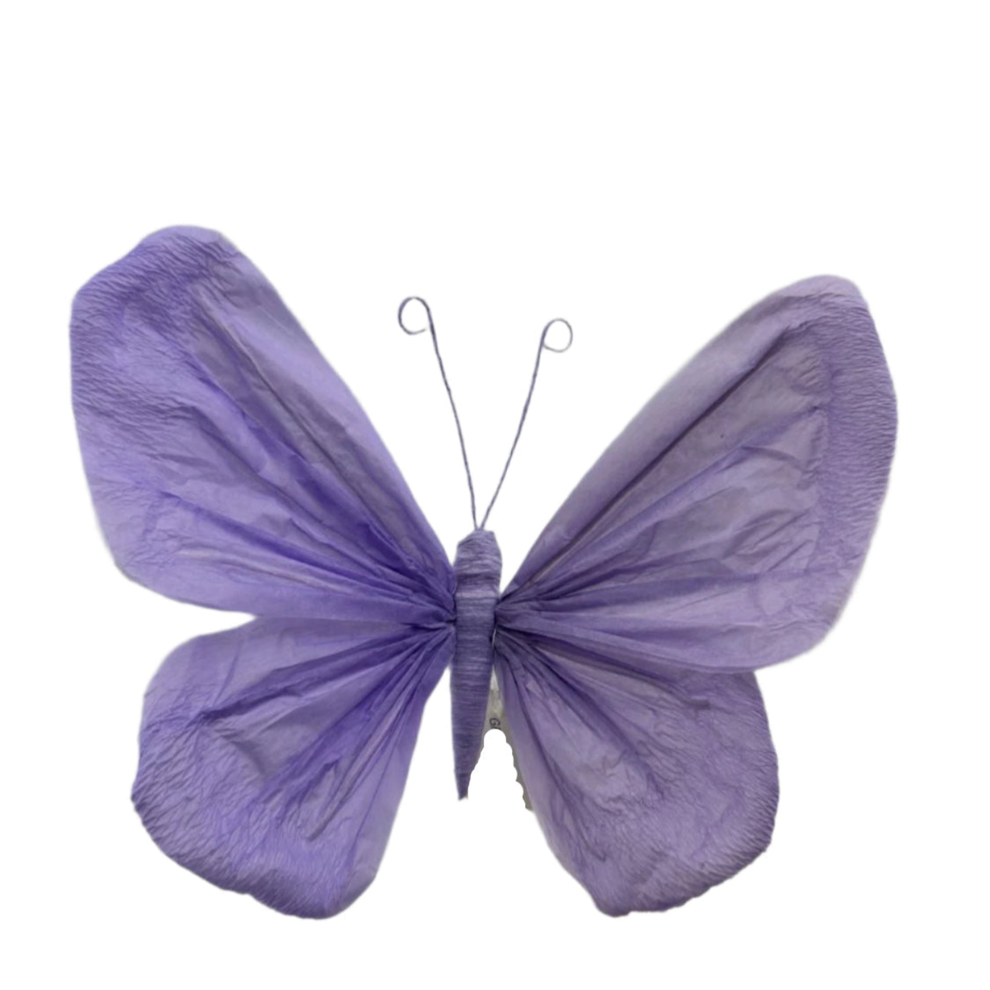 Purple paper butterfly