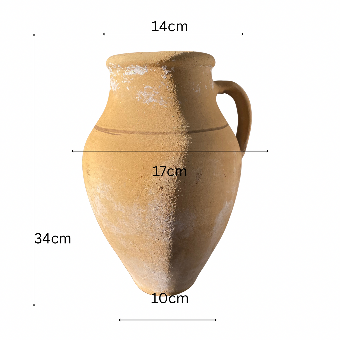 Measurements of a Vintage Turkish Pot