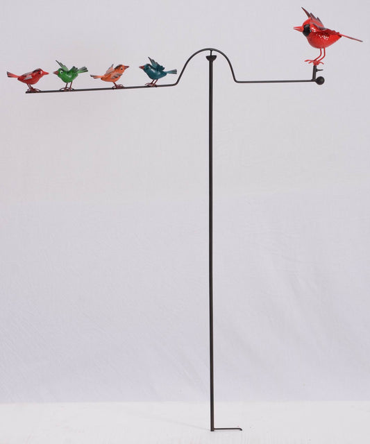 Bird garden balancer stake