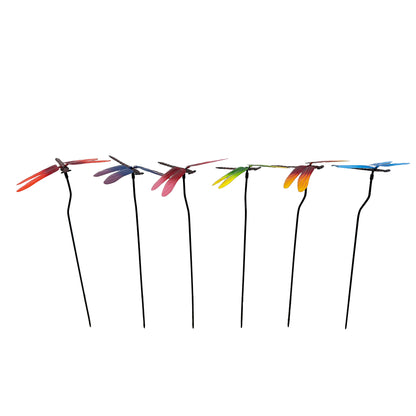 Assorted Dragonfly Garden Stakes