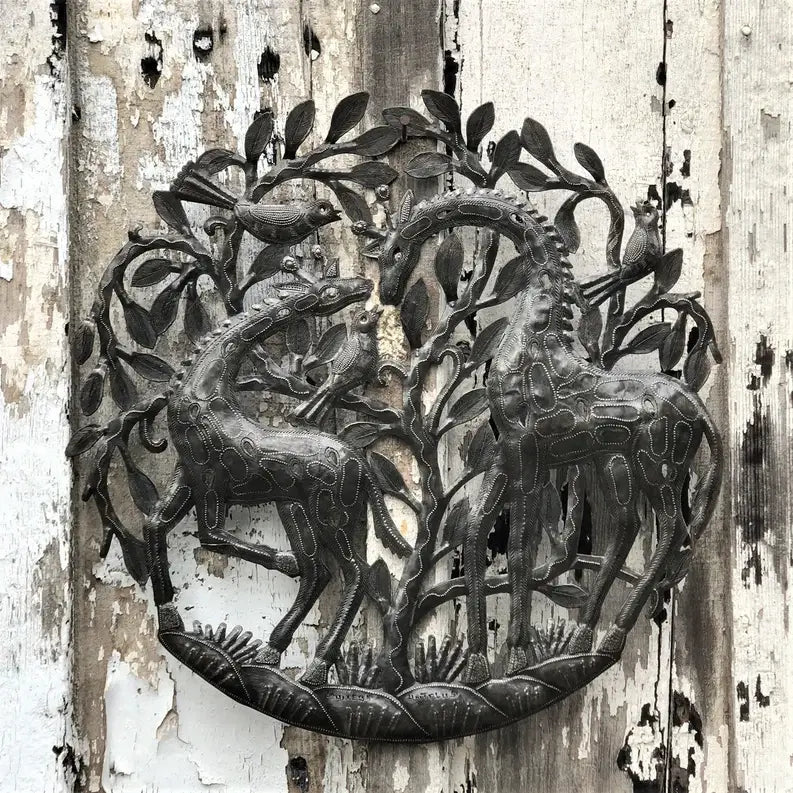 Haitian metal art