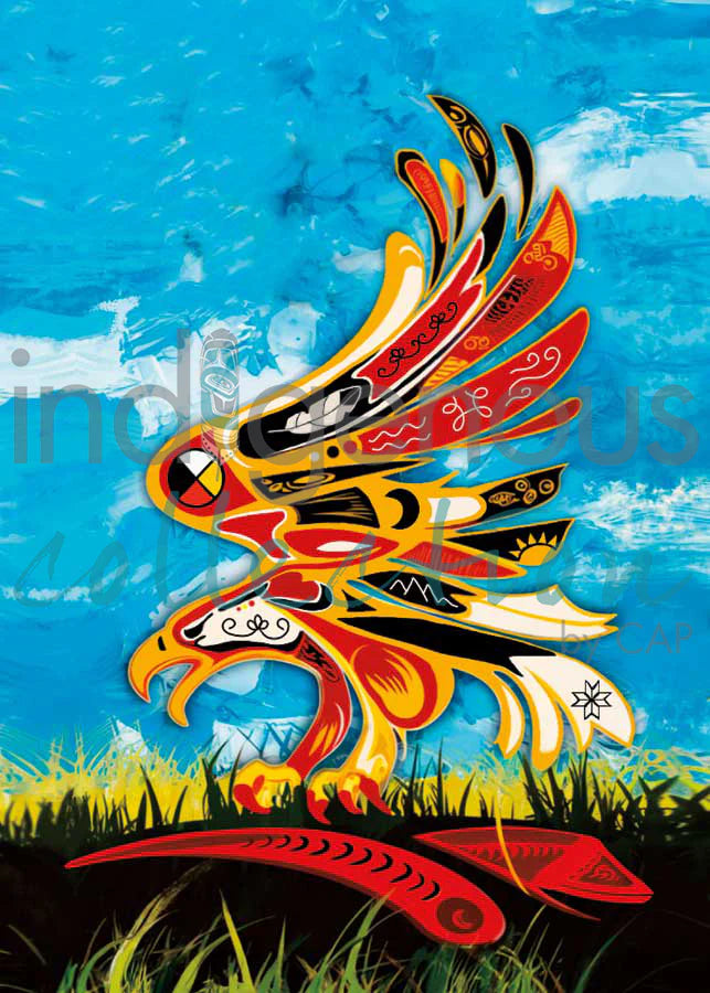 Spirit Eagle – Framed Indigenous Art Print by Stephanie White | Hamiltons of Pelham