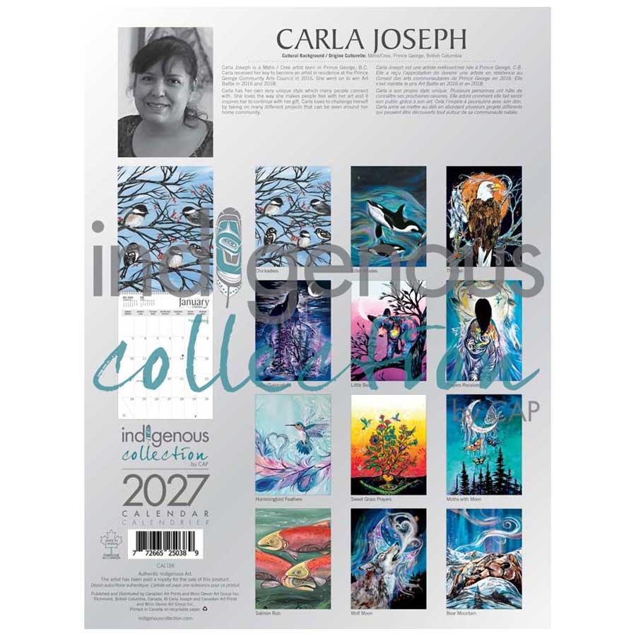 2027 Carla Joseph wall calender