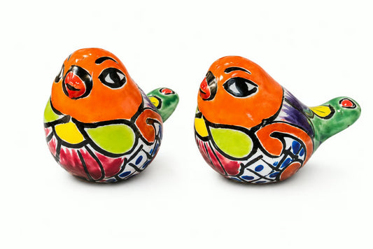 Talavera birds made in Mexico