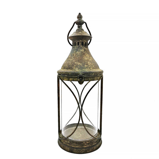 Rustic Circular Metal Lantern
