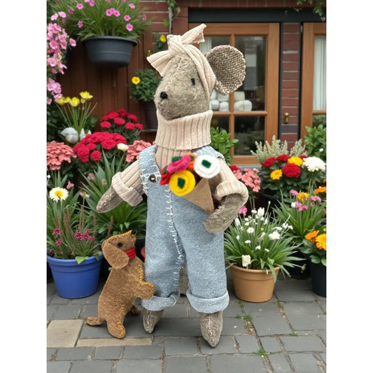 Market Day Mouse + Pup Sewing Kit – Made in Nova Scotia, Canada