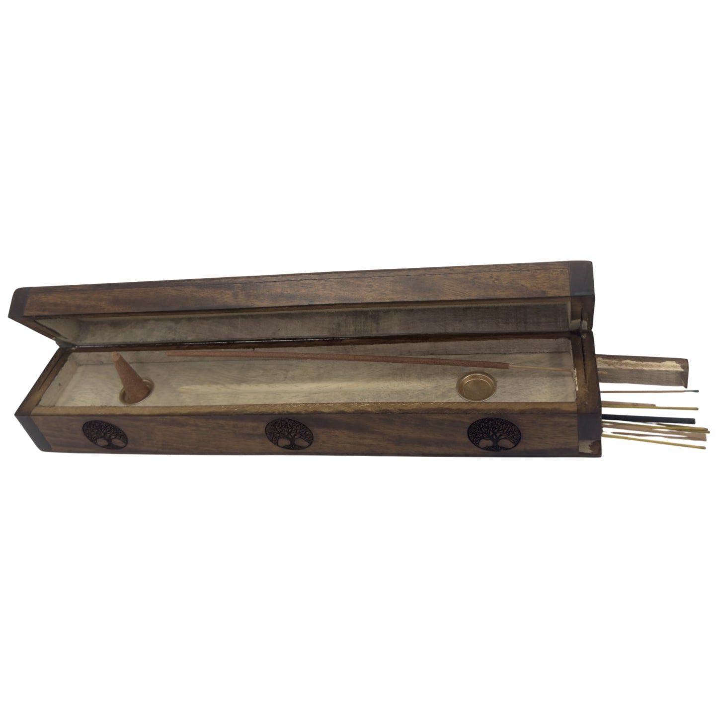 Wooden incense box