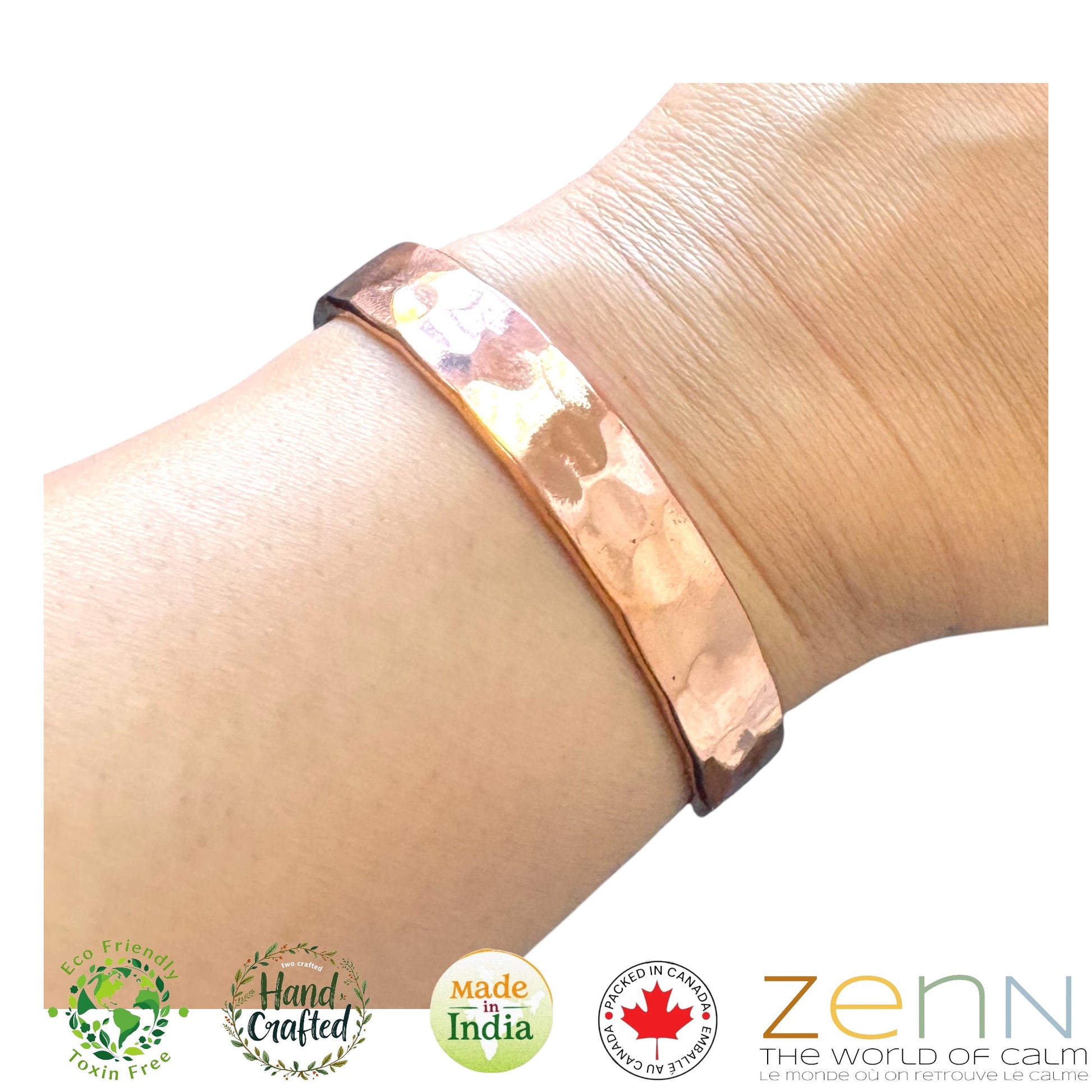 Magnetic copper bracelet and ring