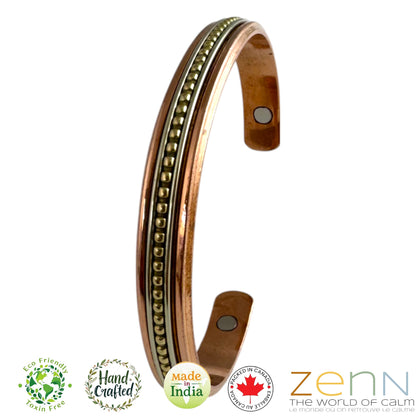Magnetic copper bracelet