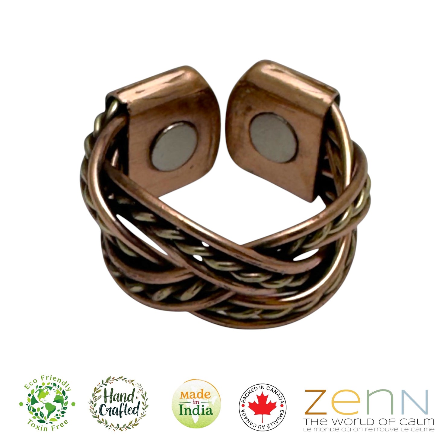 Magnetic copper ring