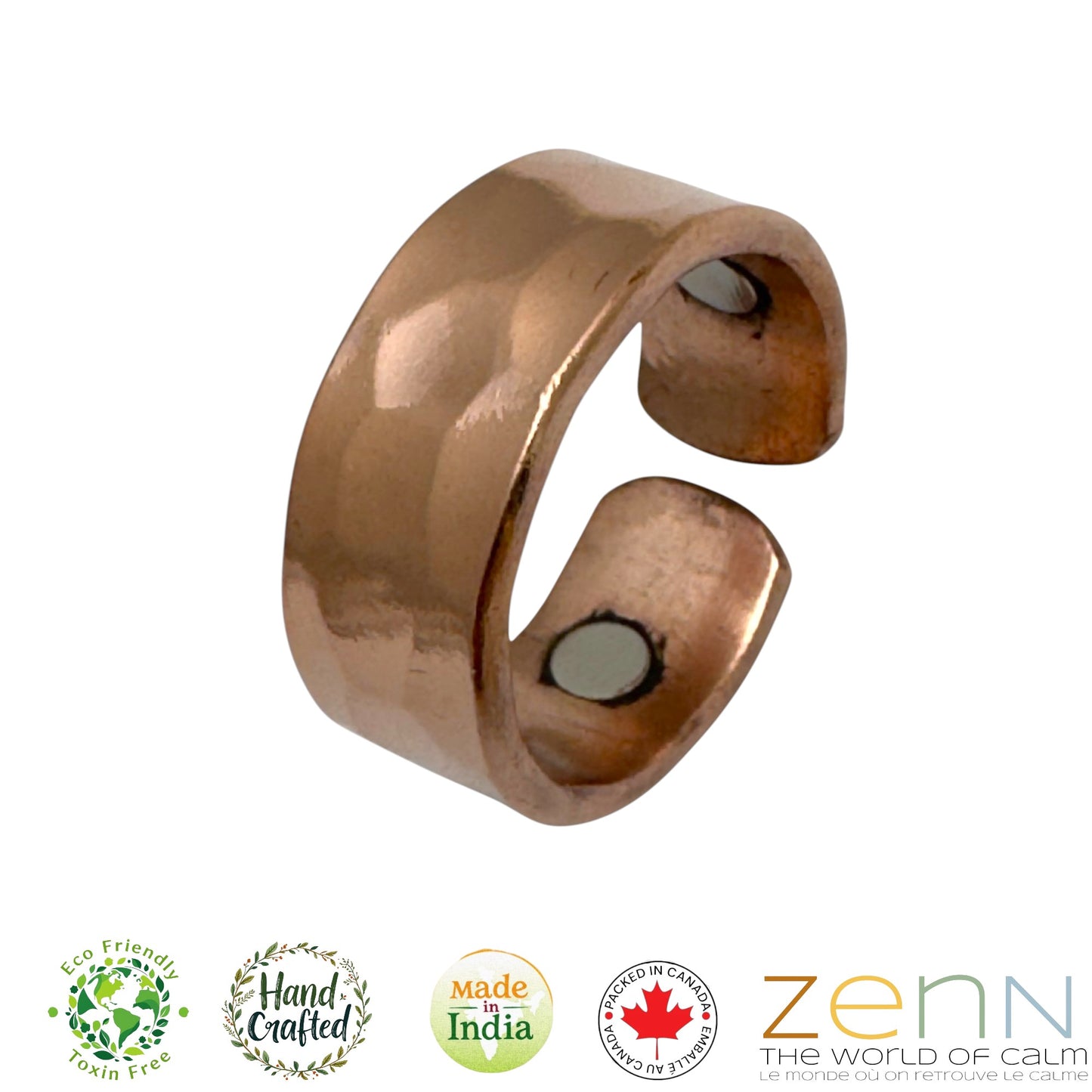 Magnetic copper ring