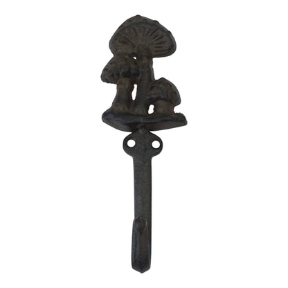 Metal triple mushroom wall hook