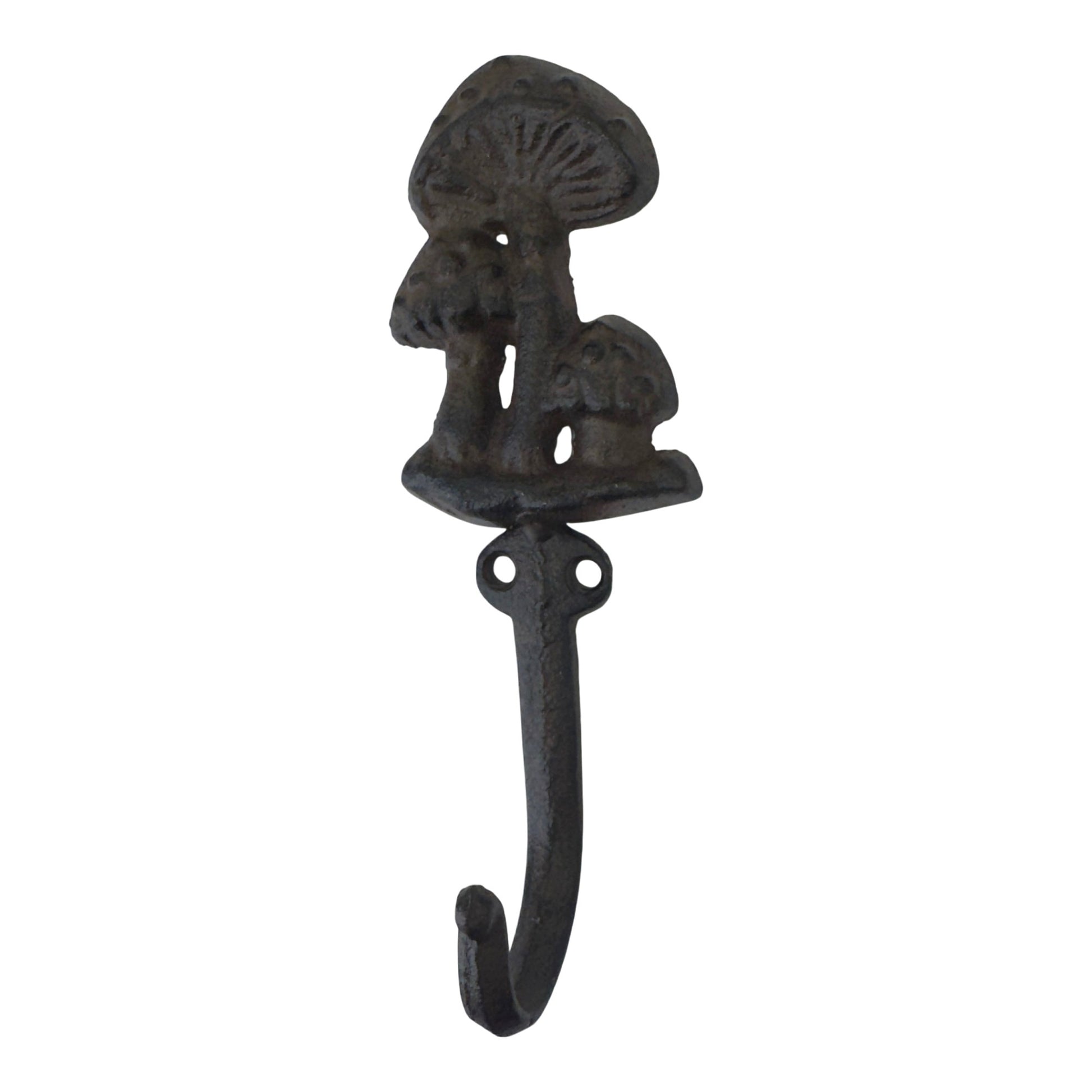 Metal triple mushroom wall hook