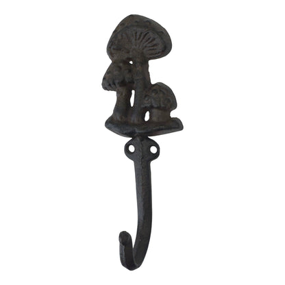 Metal triple mushroom wall hook