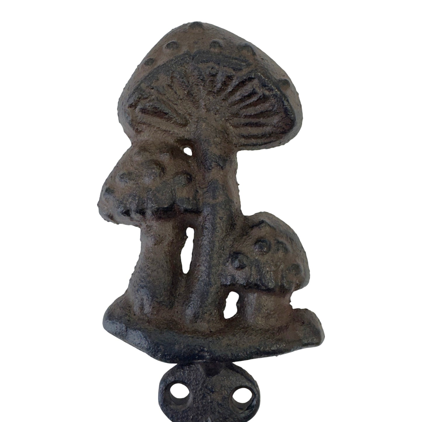 Metal triple mushroom wall hook