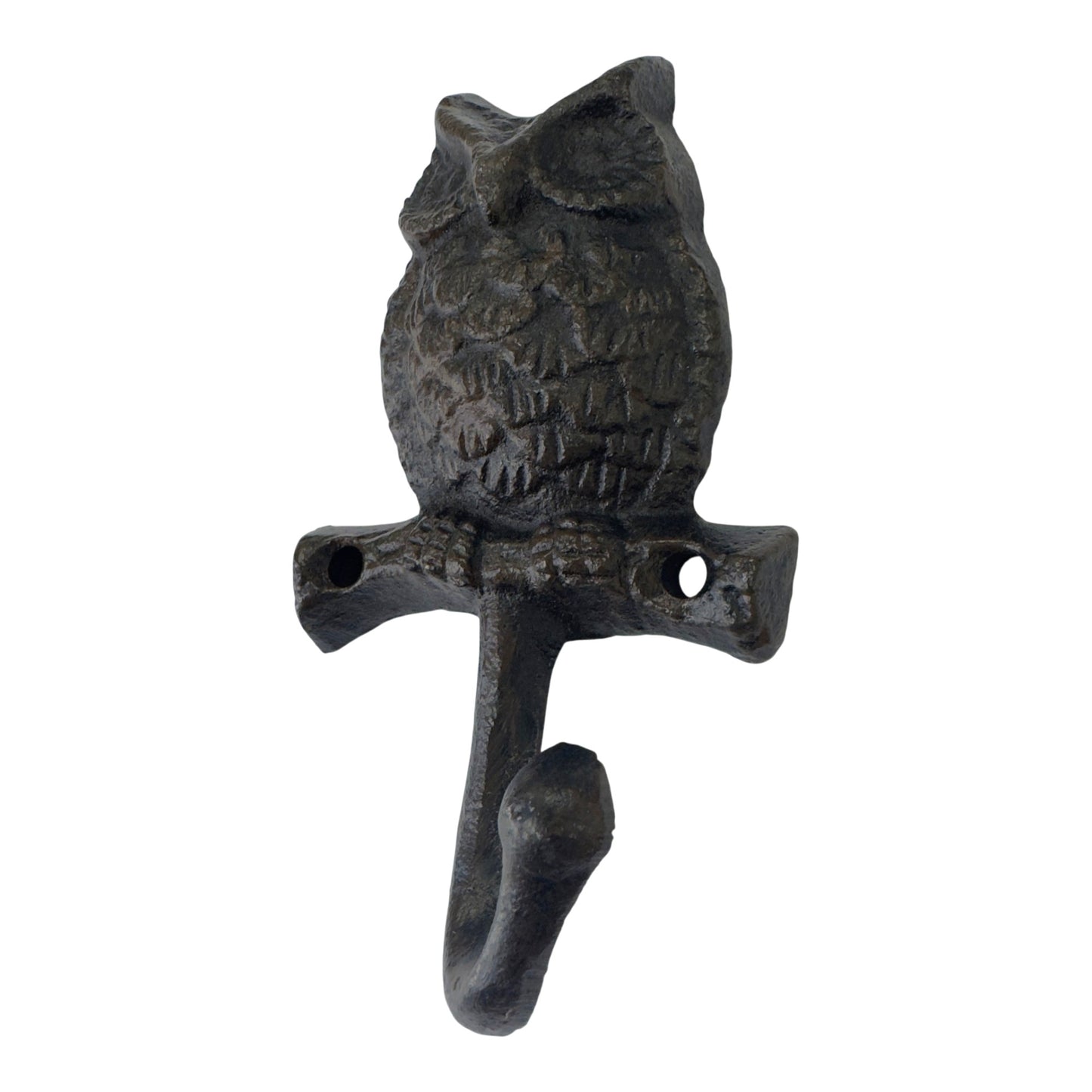 Cast iron owl wall hook