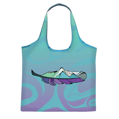 Michelle Stoney Healing Feather Eco Shopping Bag