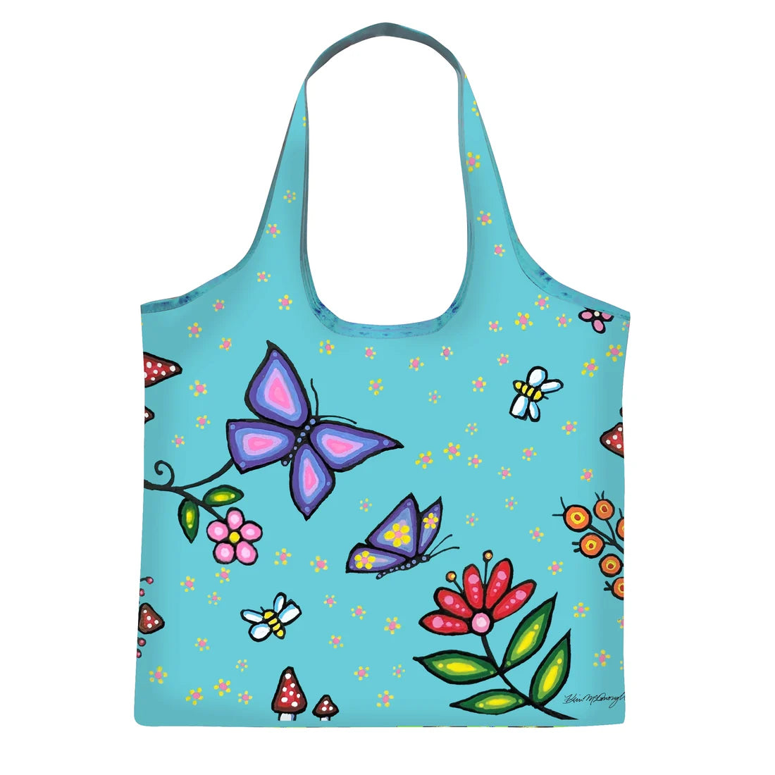 Kim McDonough Happiness Eco Shopping Bag