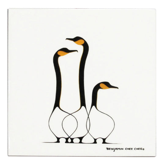Benjamin Chee Chee Friends Ceramic Tile-Trivet
