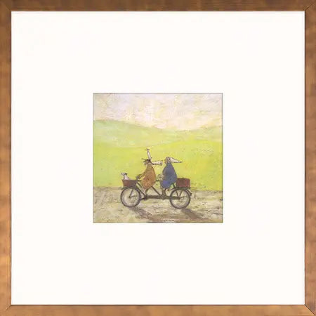 Grand Day Out - Framed Print By Sam Toft 14” x 14”