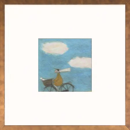 Up, Up, And Over - Framed Print By Sam Toft 14” x 14”
