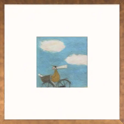 Up, Up, And Over - Framed Print By Sam Toft 14” x 14”