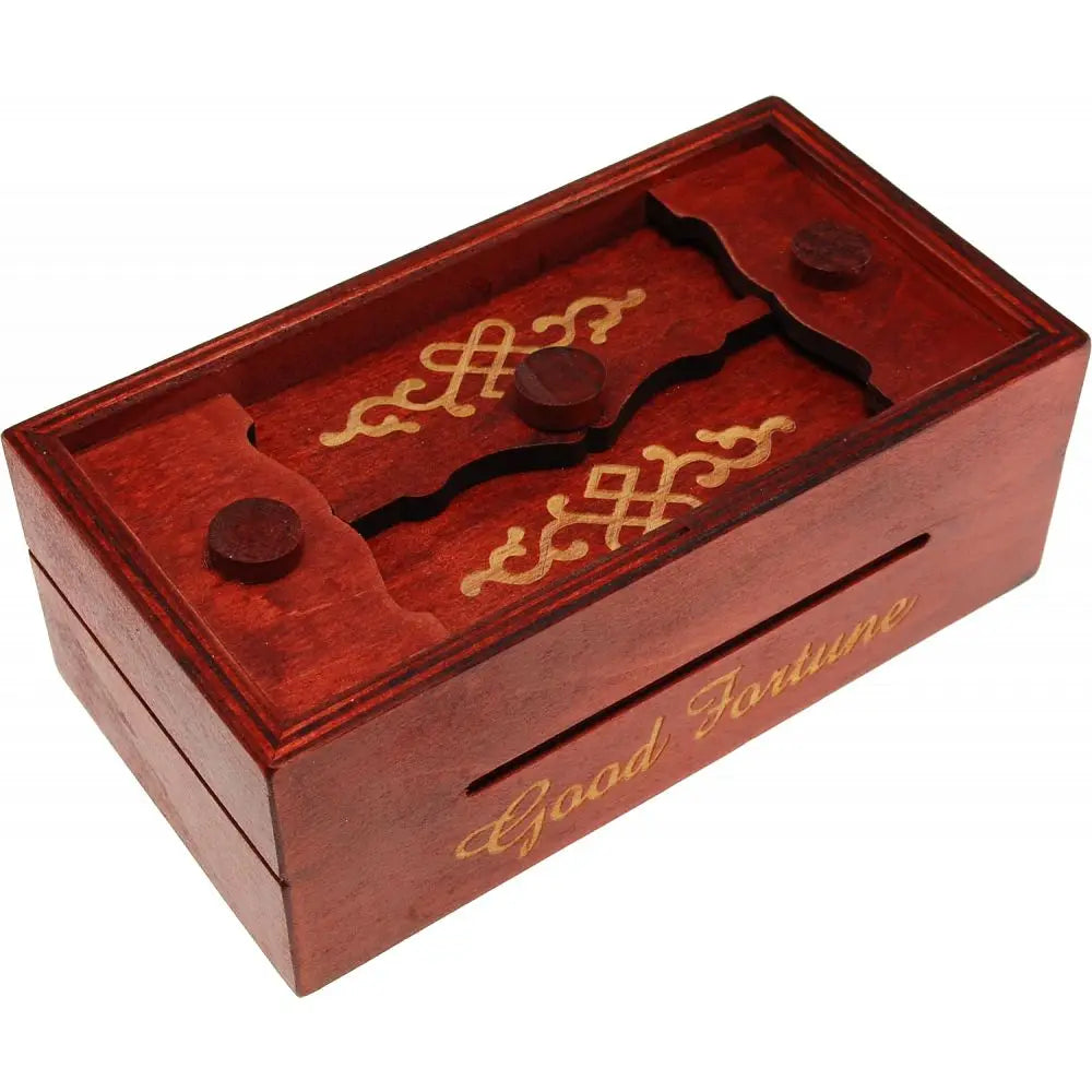 Secret Opening Box - Good Fortune Bank | Wooden Puzzle Box