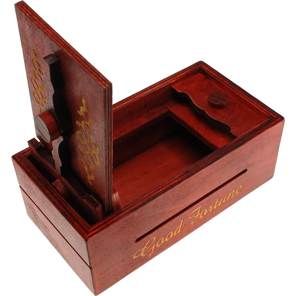 Secret Opening Box - Good Fortune Bank | Wooden Puzzle Box