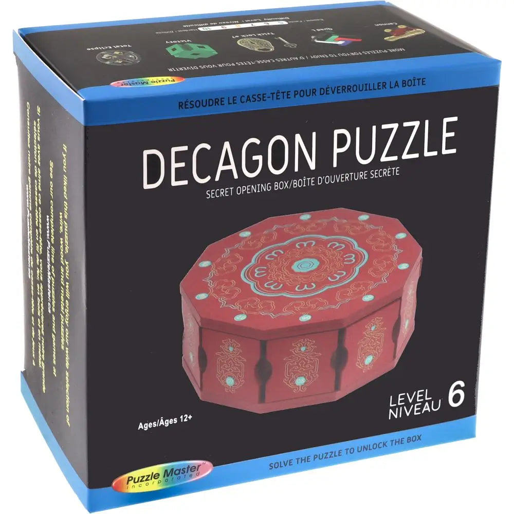 Decagon Puzzle Box | Wooden Puzzle Box