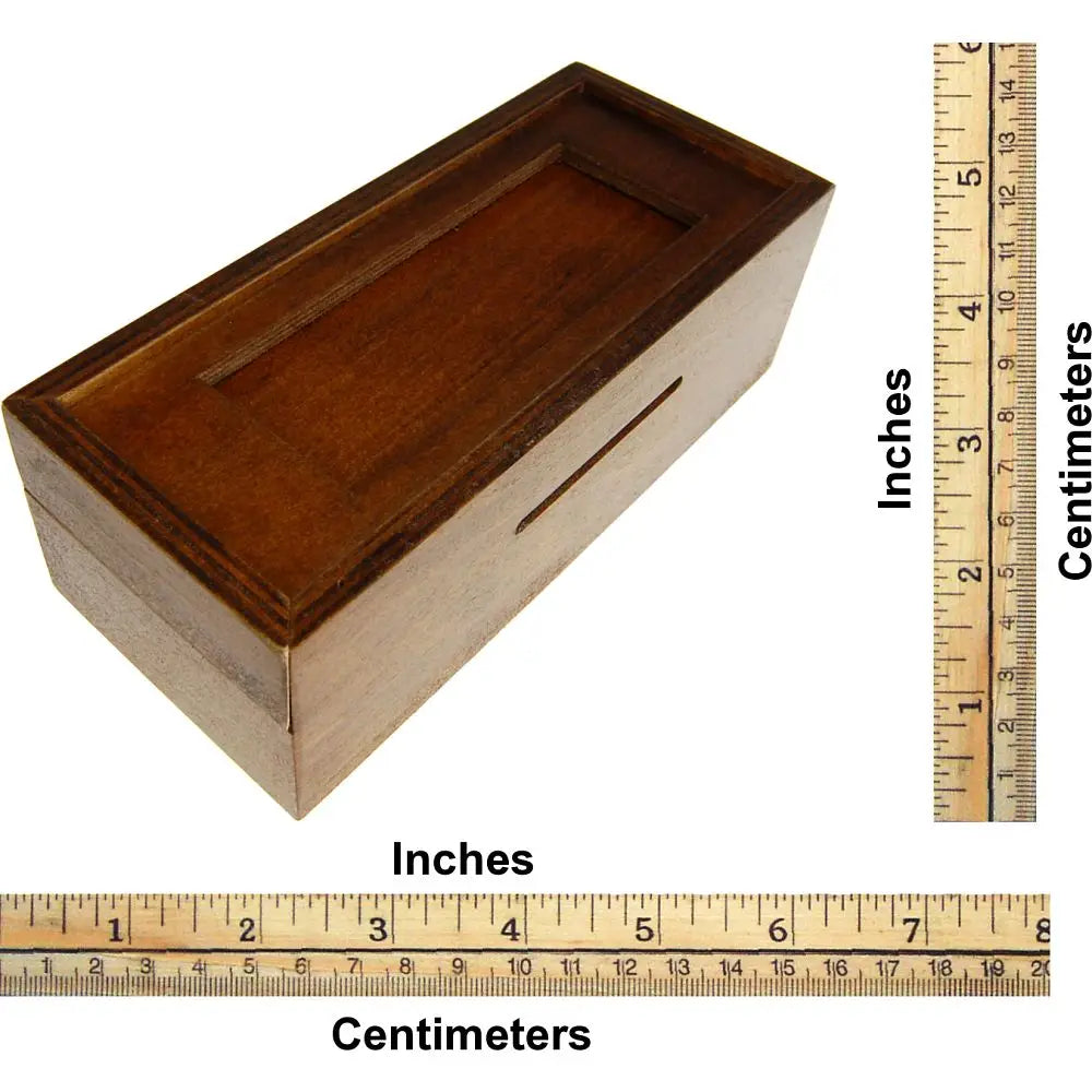 Secret Opening Box - Slide Bank | Wooden Puzzle Box
