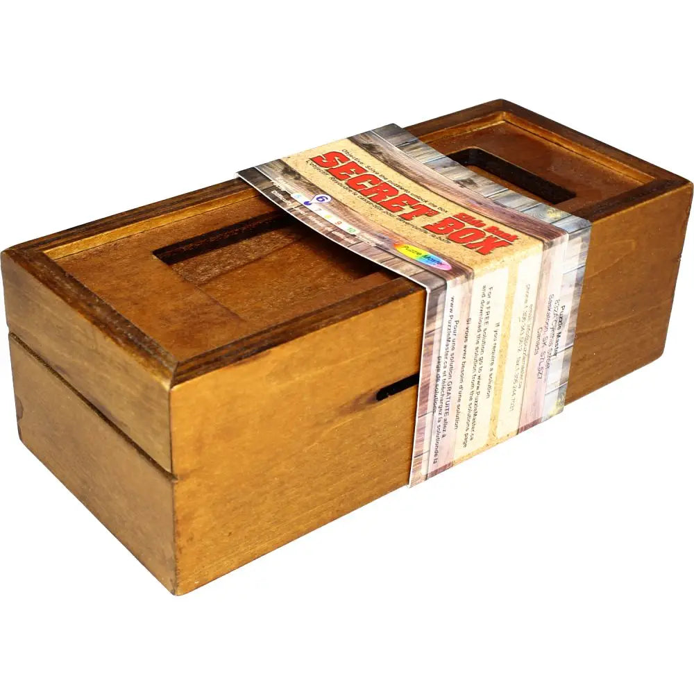 Secret Opening Box - Slide Bank | Wooden Puzzle Box