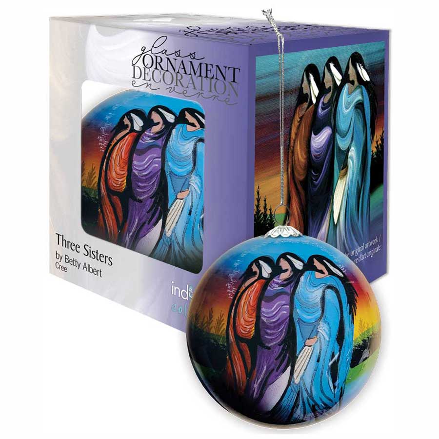 Three Sisters Ornament - Artist Betty Albert