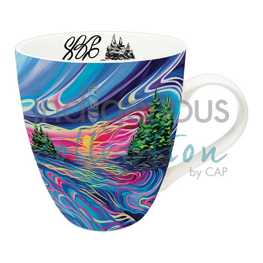 Reflect and Grow with Love Mug - Artist Shawna Boulette Grapentine