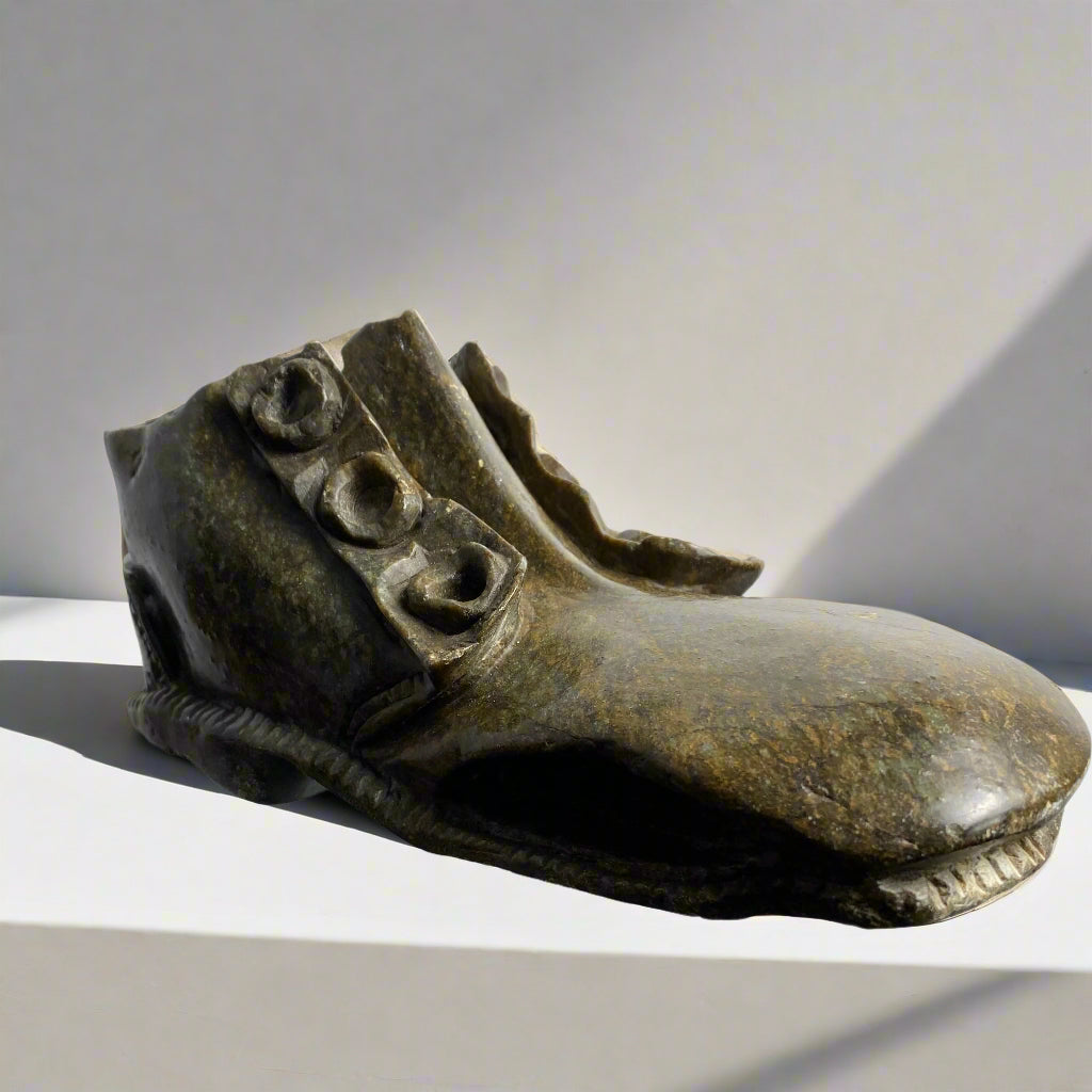 Zimbabwe Sculpture Stone Shoe