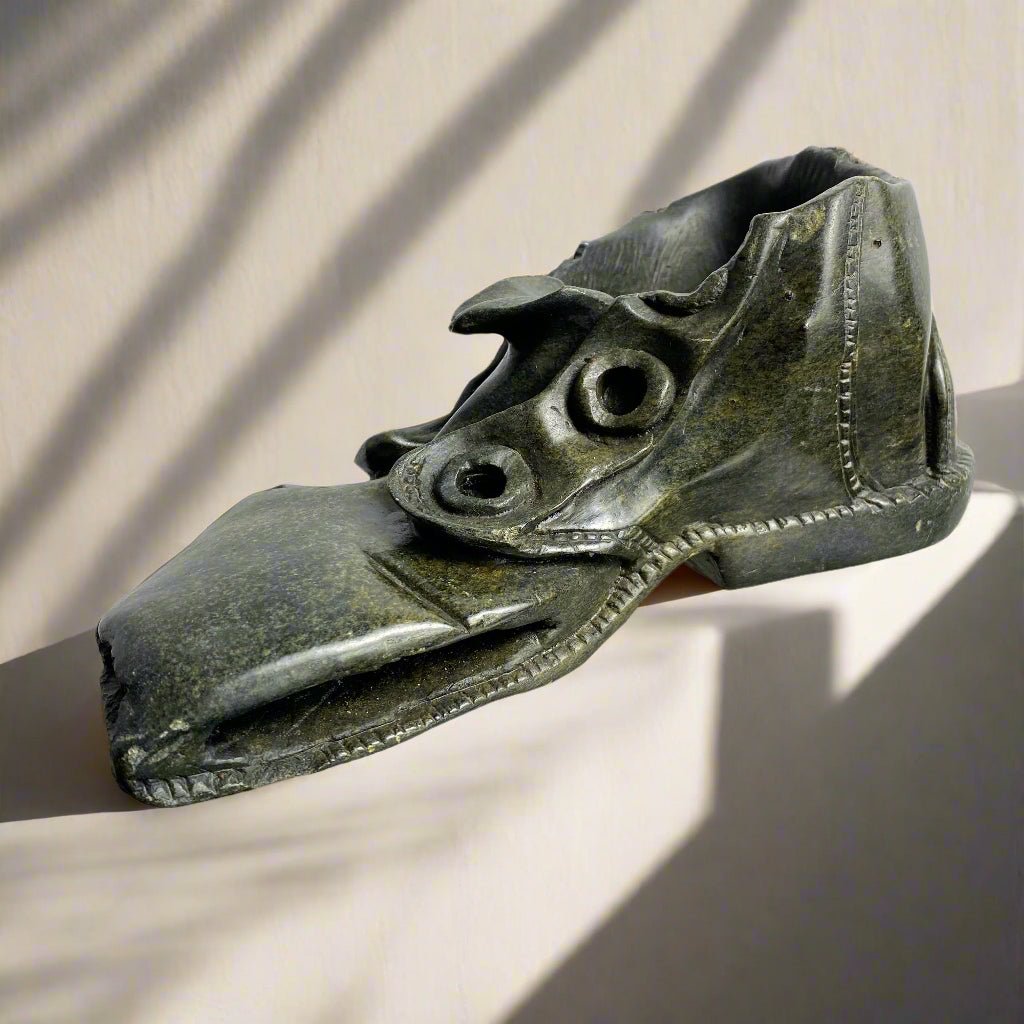 Zimbabwe Sculpture Stone Shoe