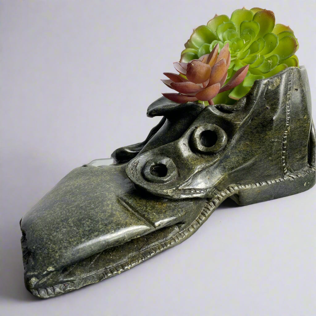 Zimbabwe Sculpture Stone Shoe