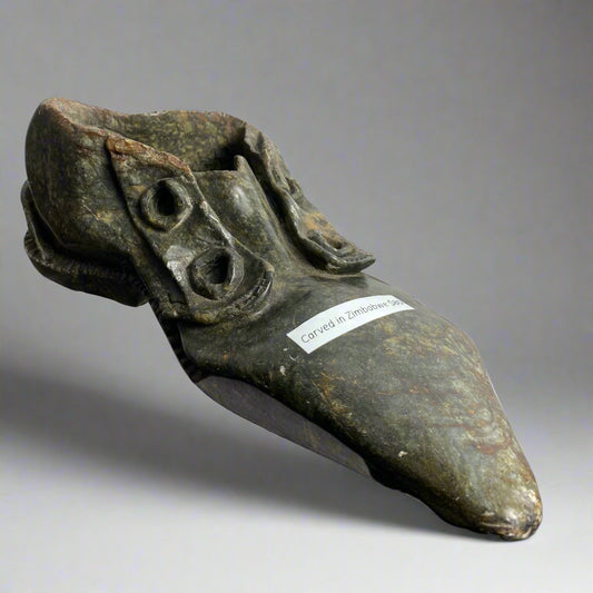 Zimbabwe Sculpture Stone Shoe