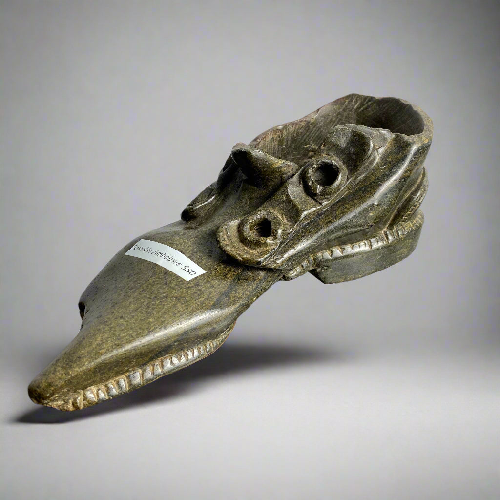 Zimbabwe Sculpture Stone Shoe