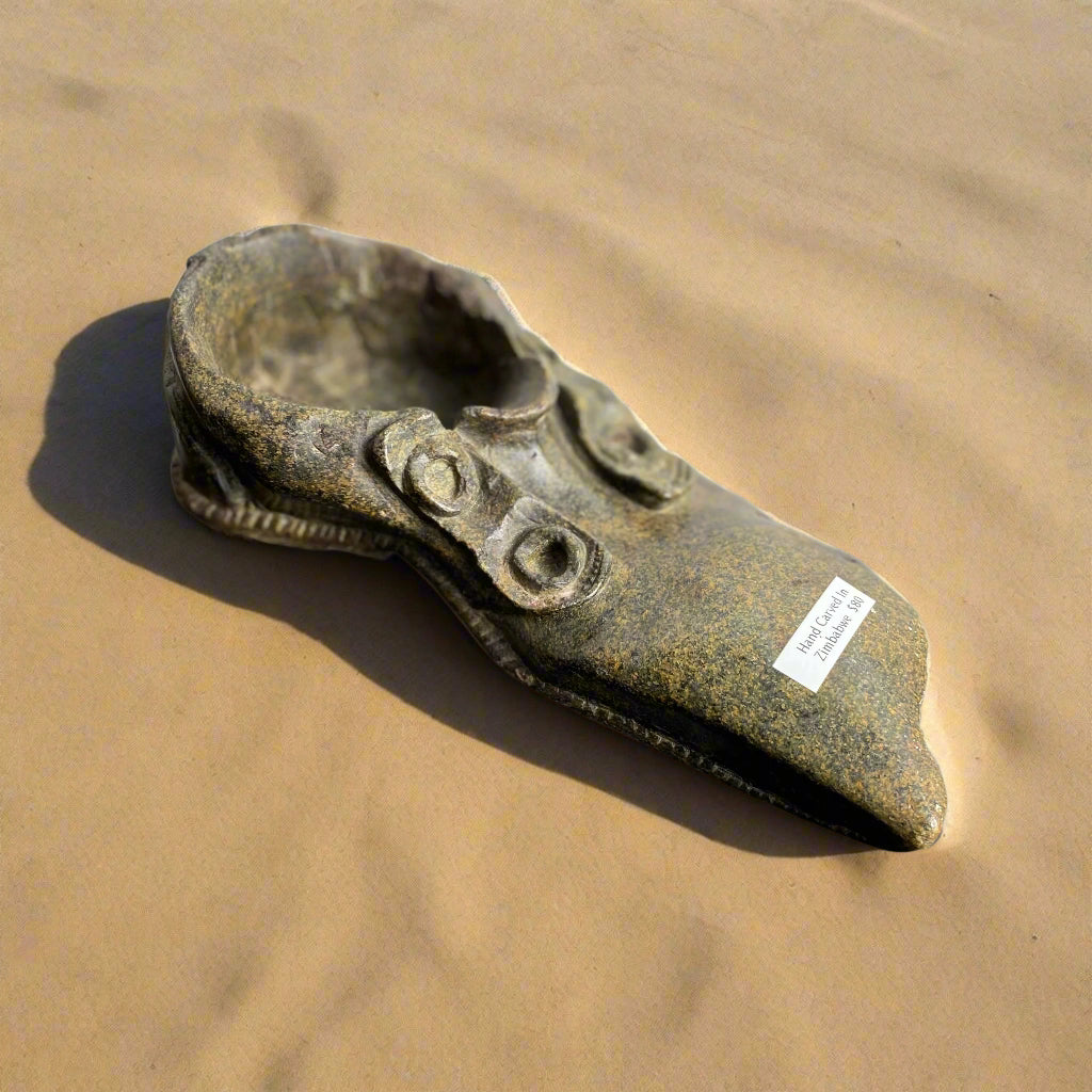 Zimbabwe Sculpture Stone Shoe