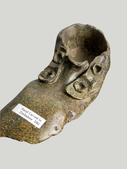 Zimbabwe Sculpture Stone Shoe