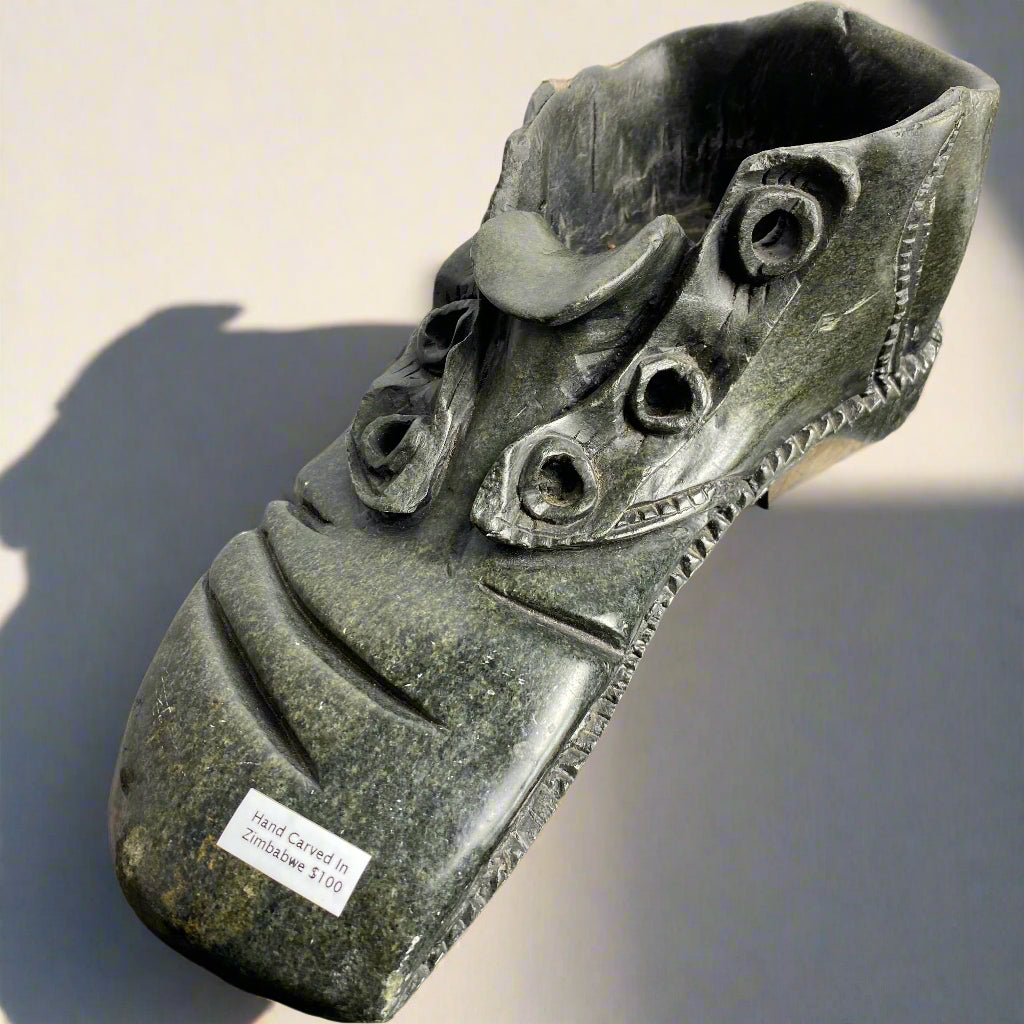 Zimbabwe Sculpture Stone Shoe