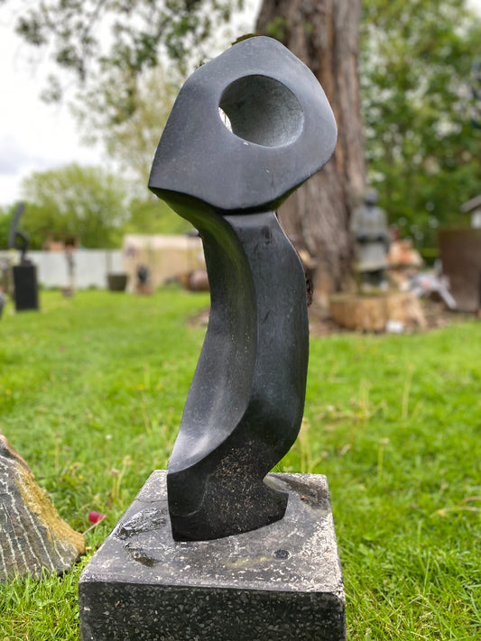 stone Sculpture made in Zimbabwe of an Owl