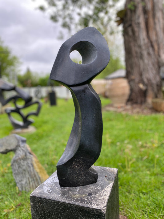 stone Sculpture made in Zimbabwe of an Owl