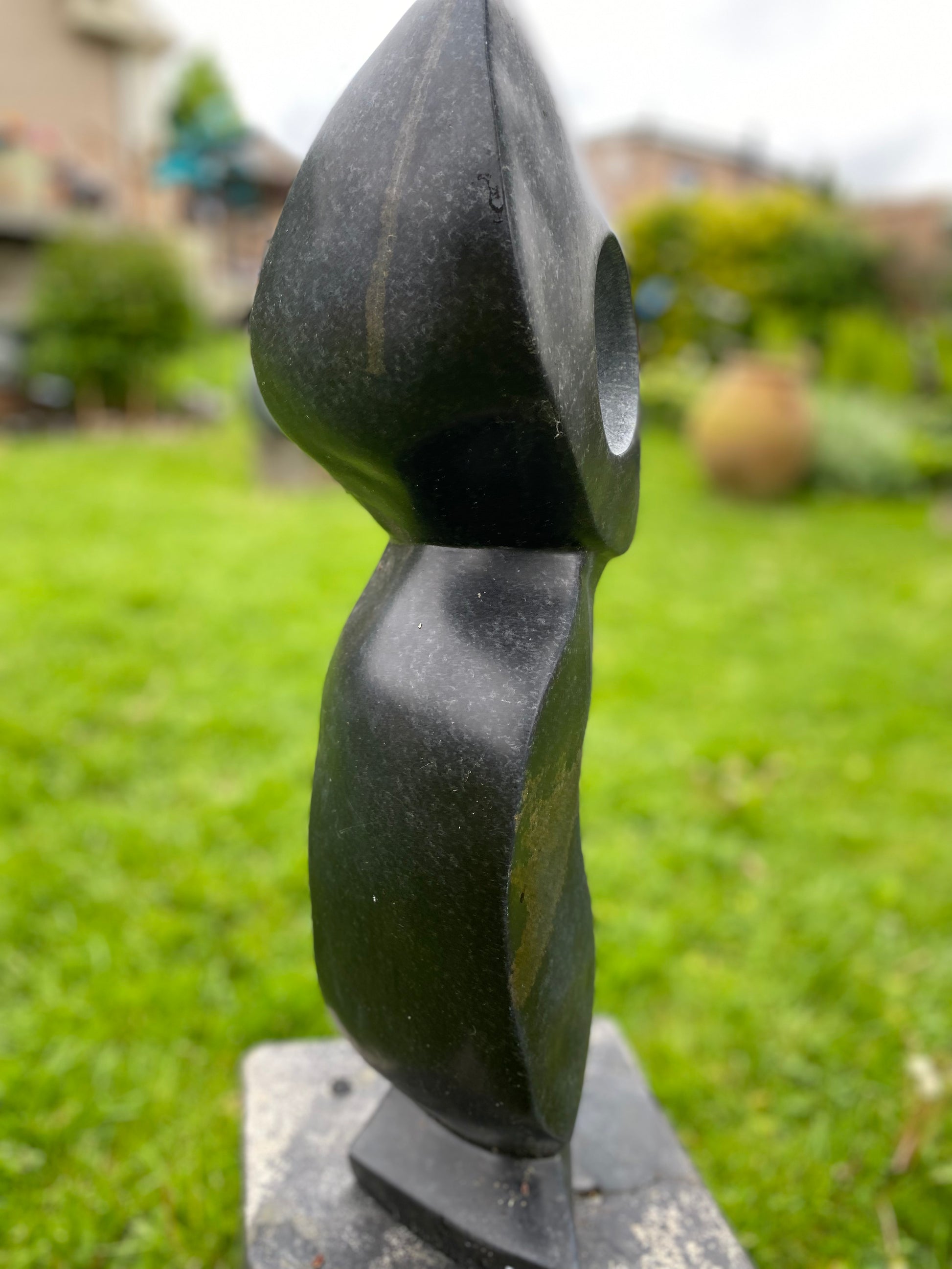 stone Sculpture made in Zimbabwe of an Owl