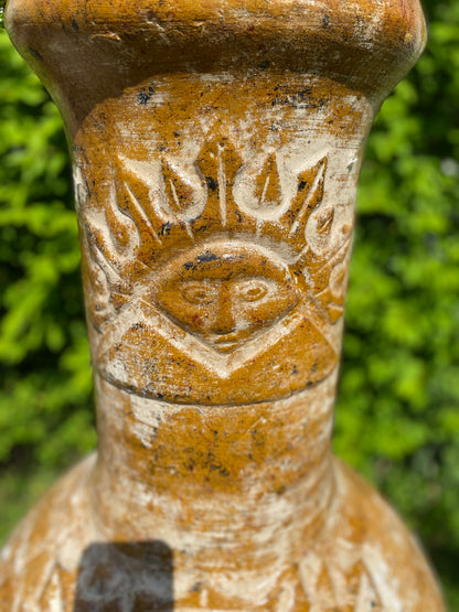 Traditional Mexican Clay Pottery Fireplace-chiminea