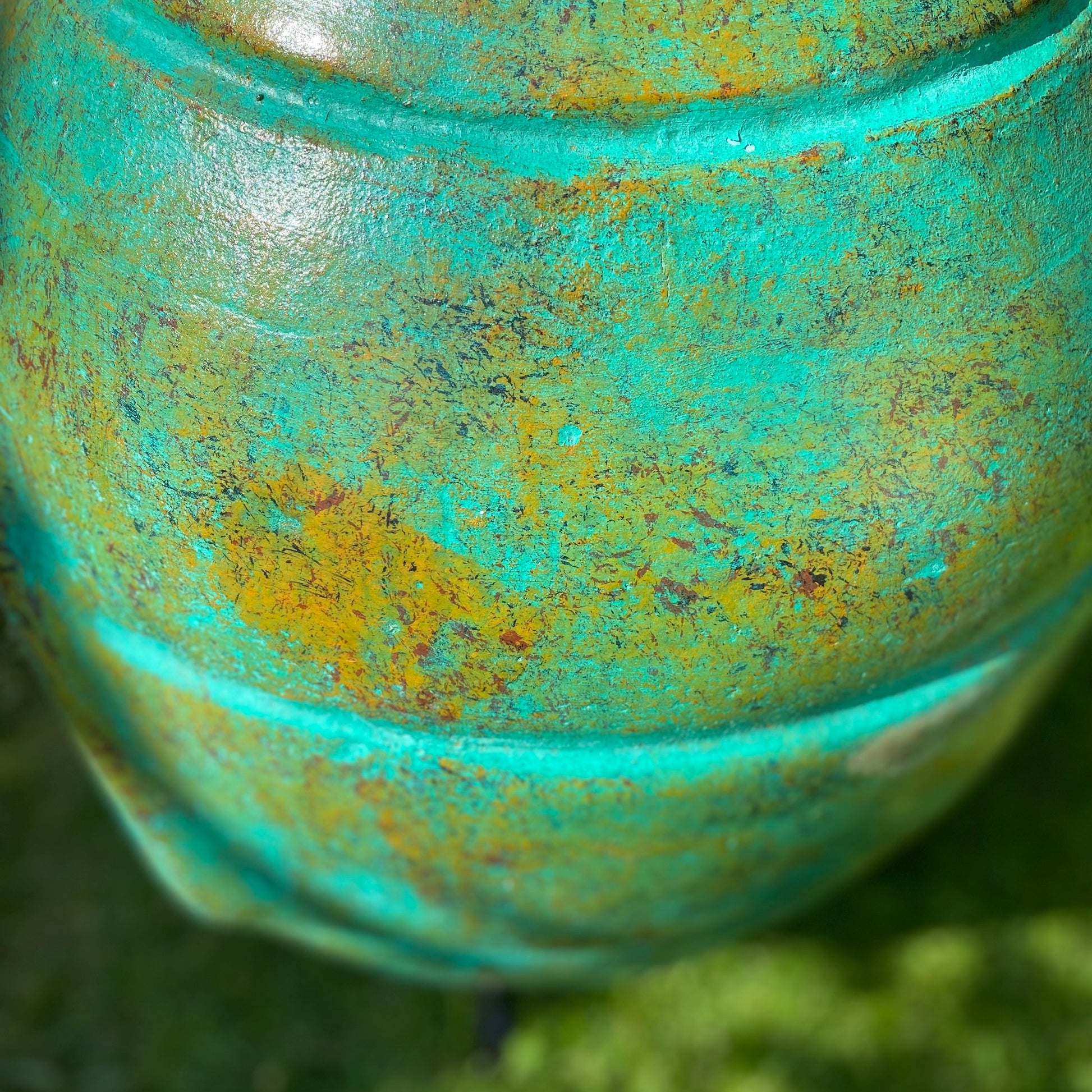 Chiminea Large — Made in Mexico #26 close up of colour