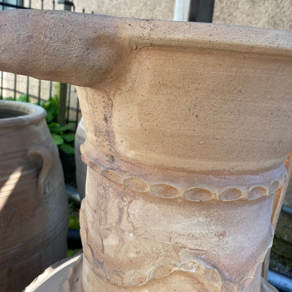 xlarge cretan pot with spout-close up of spout