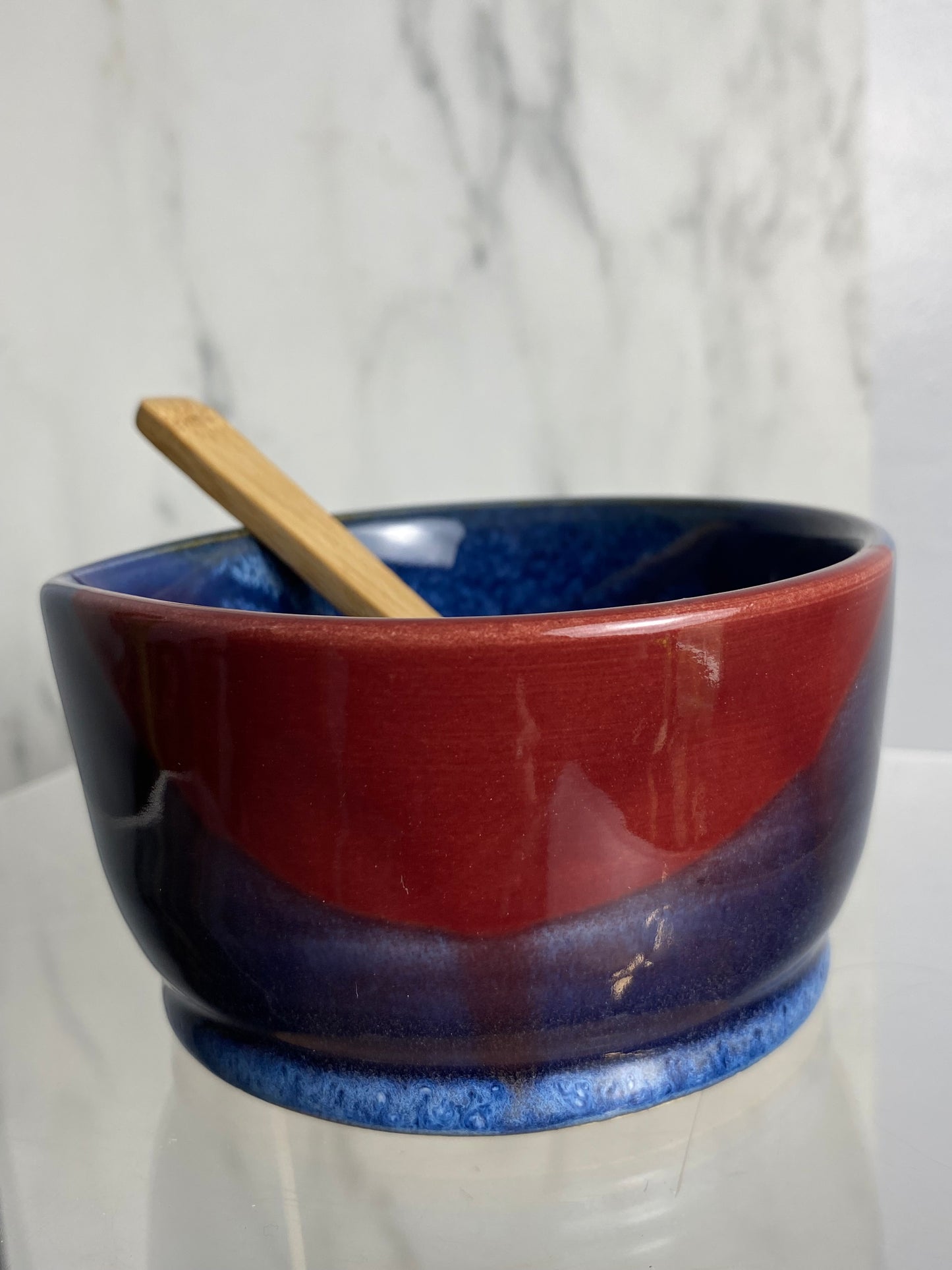 Handmade pottery condiment bowl