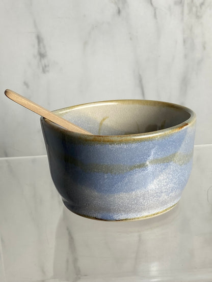 Handmade pottery condiment bowl