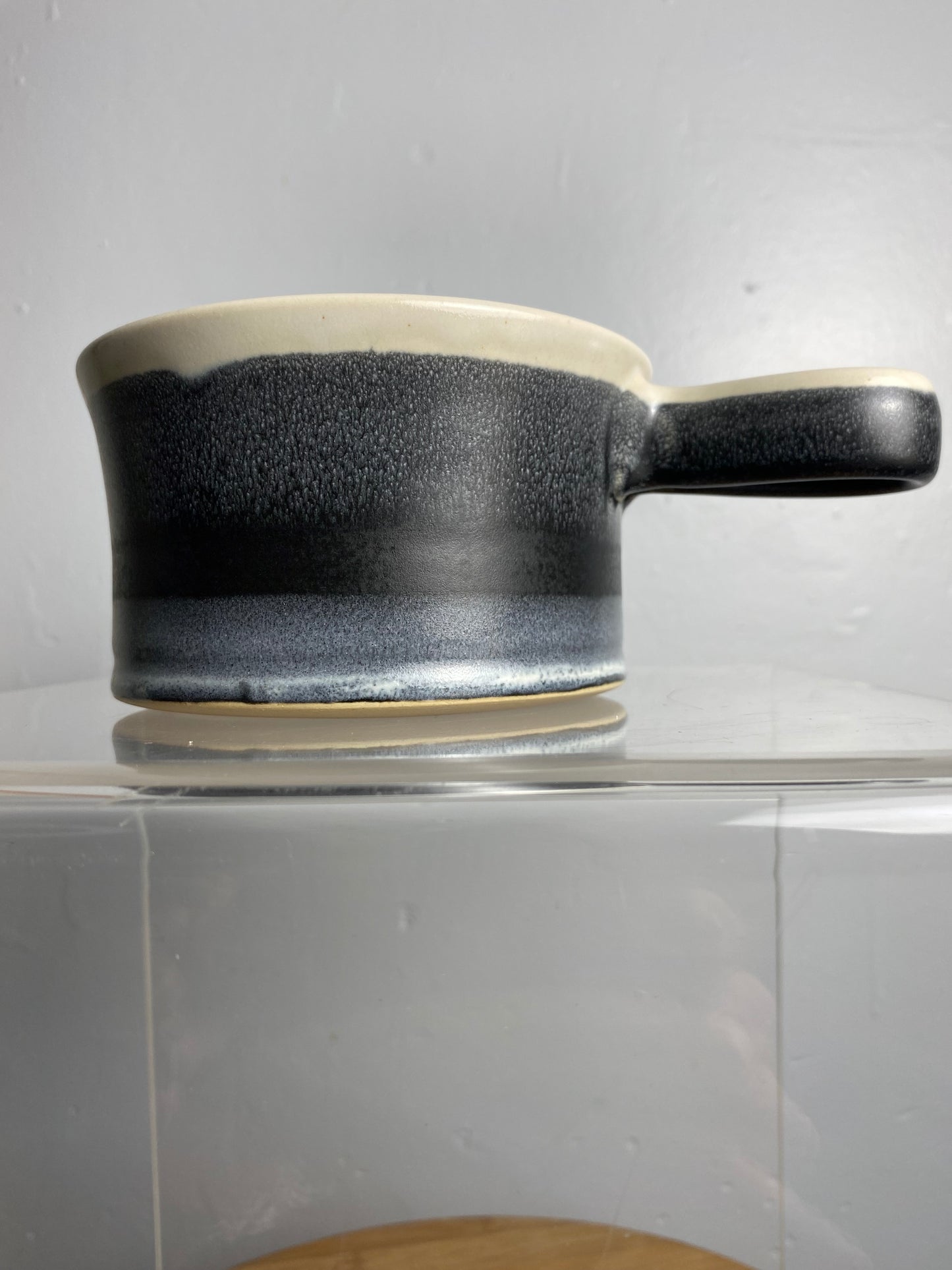 Pottery onion soup bowl